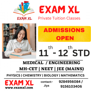 STD 11 - 12 Medical / Engineering MH-CET NEET JEE (Mains) ICSE CBSE HSC Physics Chemistry Biology Mathematics