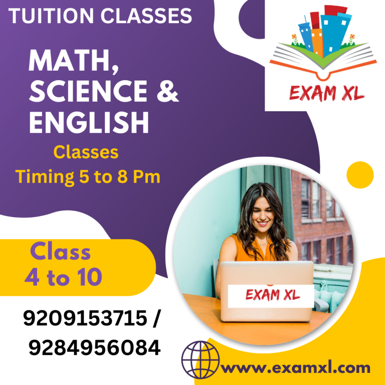 EXAM XL MATH SCIENCE & ENGLISH class 4 to 10